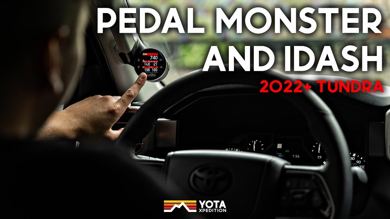 No More Lazy Throttle Response! BanksPower Pedal Monster And iDash In The 2022+ Toyota Tundra