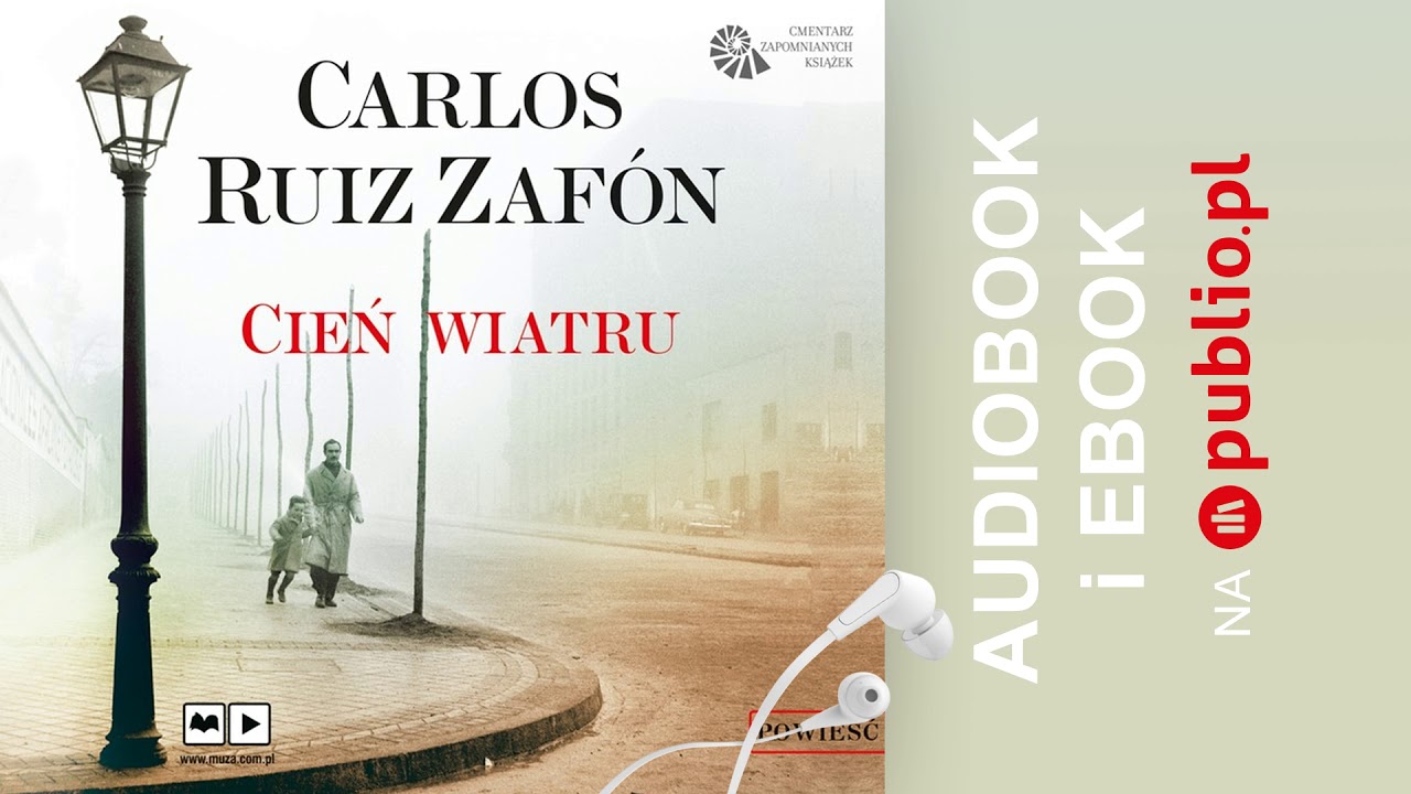 Cień wiatru. Carlos Ruiz Zaf&oacute;n. Audiobook PL