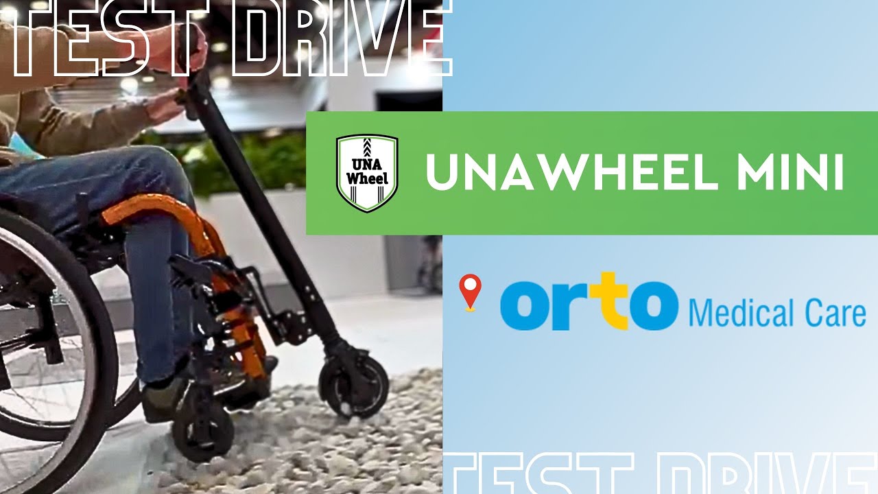 UNAwheel MINI is BACK ✅ obstacles and hills TEST DRIVE - Orto Medical Care 23 | wheelchair handbike