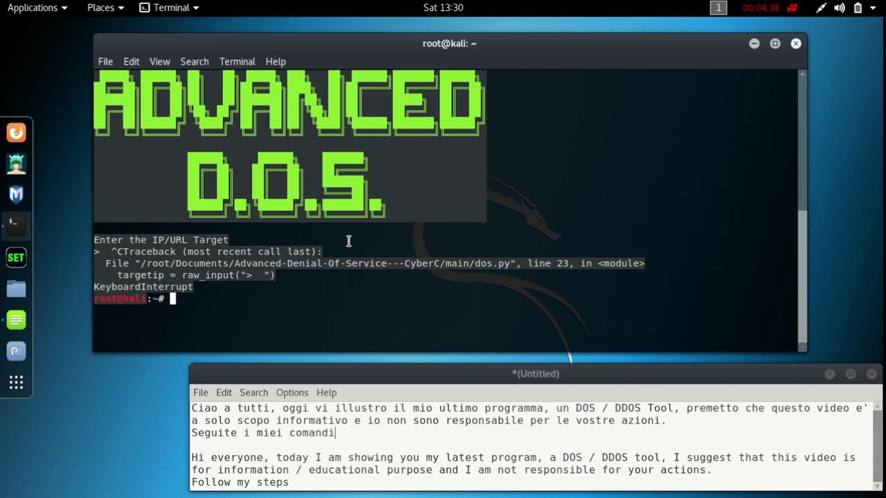 Advanced DOS / DDOS [CyberC]