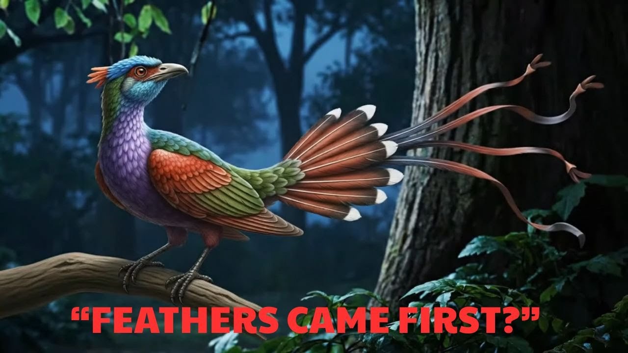 How Did a Feathered Dinosaur Exist Before Flight ?#BirdEvolution #DinosaursWithFeathers