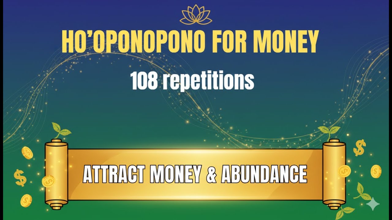 Clear Money Blockages | Ho'oponopono Prayer For Money & Success| Attract Money, Abundance & Wealth