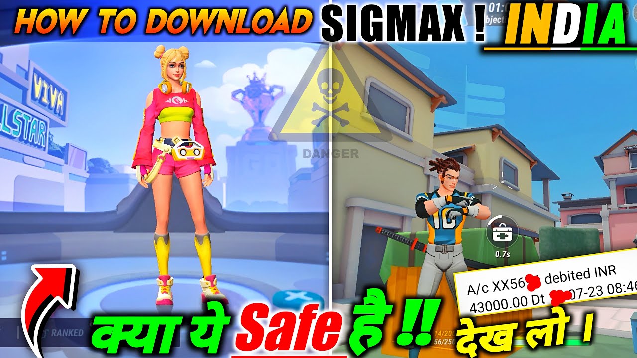 Free Fire copy SIGMAX How to play 😲 Sigmax play Problem solve