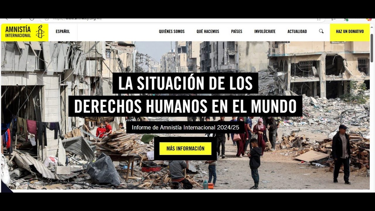DERECHOS HUMANOS; AMNISTÍA INTERNACIONAL