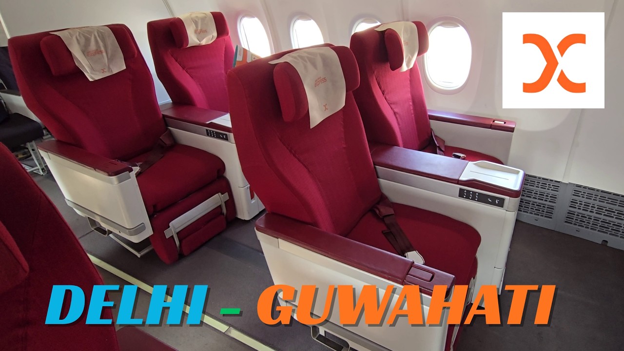 Best Budget Business Class? Air India Express | Delhi - Guwahati | IX 1035 | VT-BWC | B737 MAX 8