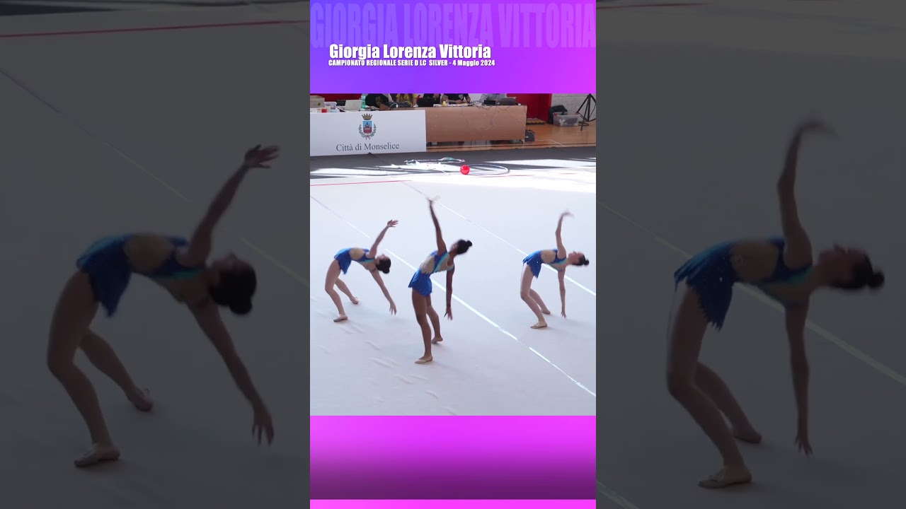 LC OPEN   SQUADRA 4 GIORGIA LORENZA VITTORIA   INSIEME #rhythmicgymnastics #ritmica