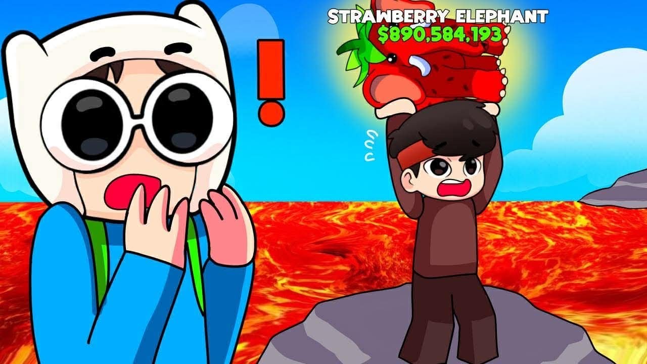 Roblox SURVIVE LAVA For BRAINROTS… I got Max Level?!