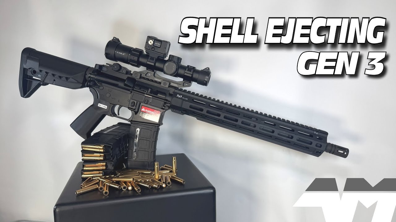 Rare Arms AR15 Co2 Blowback Shell Ejecting Airsoft Rifle 14.5