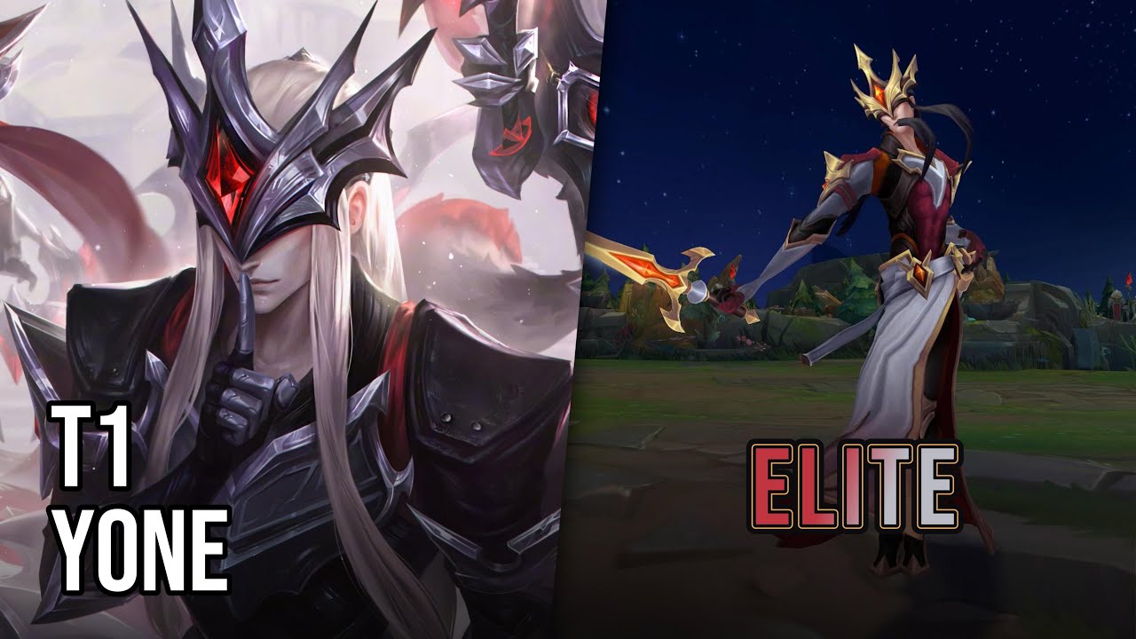 Elite T1 Yone Skin | League of Legends | Chromas Skin