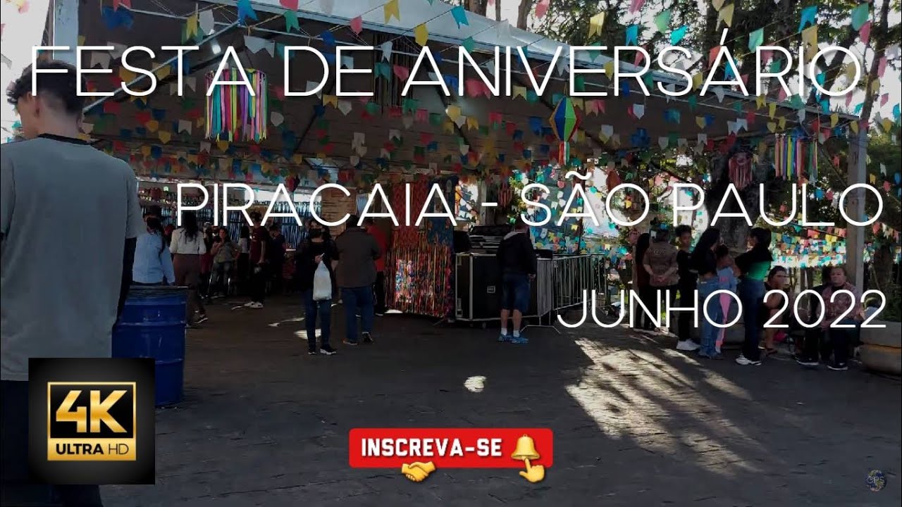 Piracaia 4K - Festa de Aniversário de  205 anos - São Paulo - Brasil
