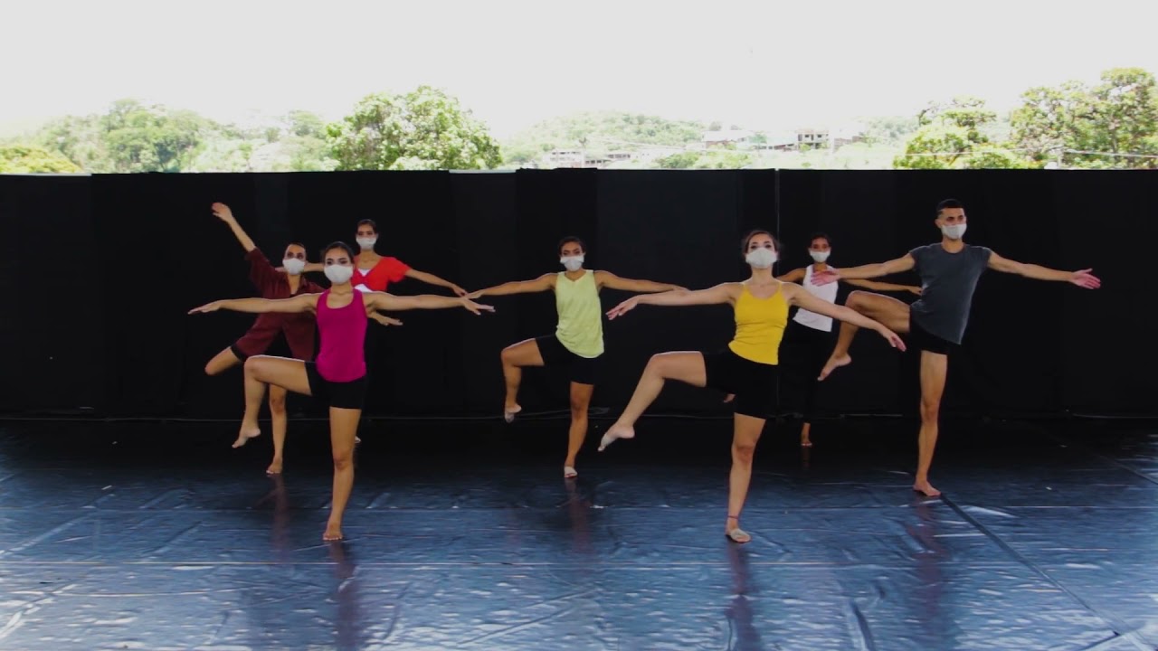 Coreografia de dança moderna - conjunto: 