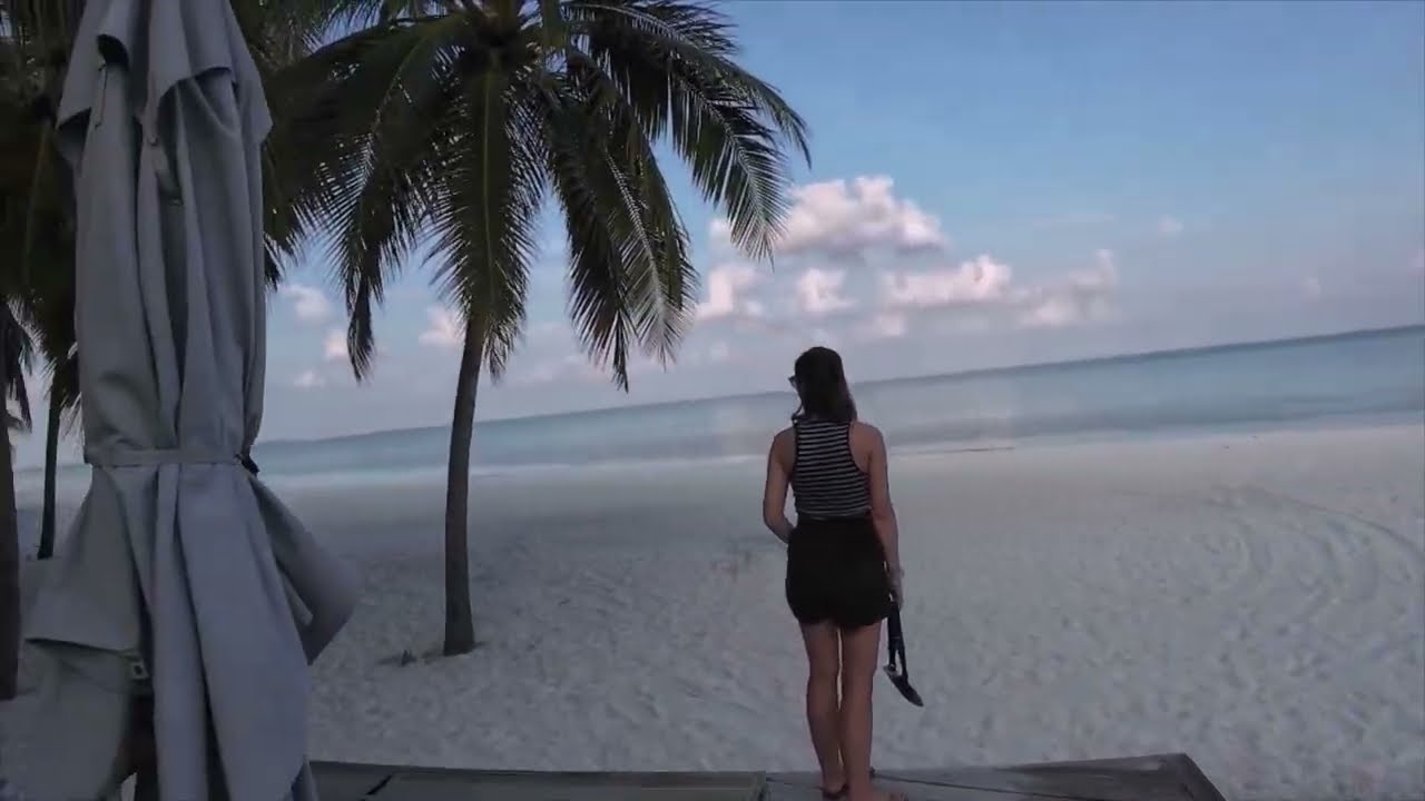 MALDIVES: Another cool day at the beach and relaxing in the evening.