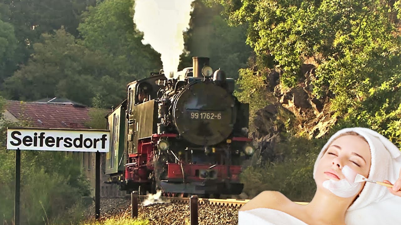 Zur Kur? Nur mit Dampflok! Die Weißeritztalbahn im Osterzgebirge.