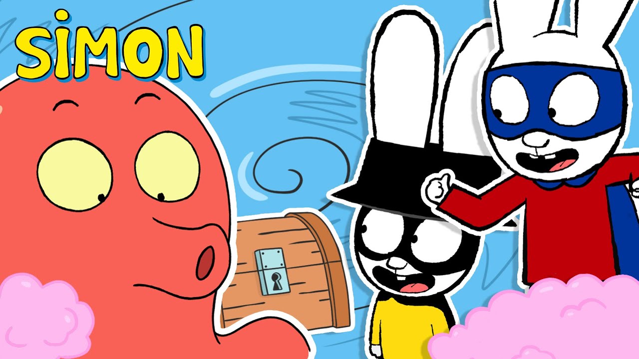 🐙💦 Socorro! Um Polvo Gigante na Banheira! 🛁 Simon | Episódios Completos | 100m | T4