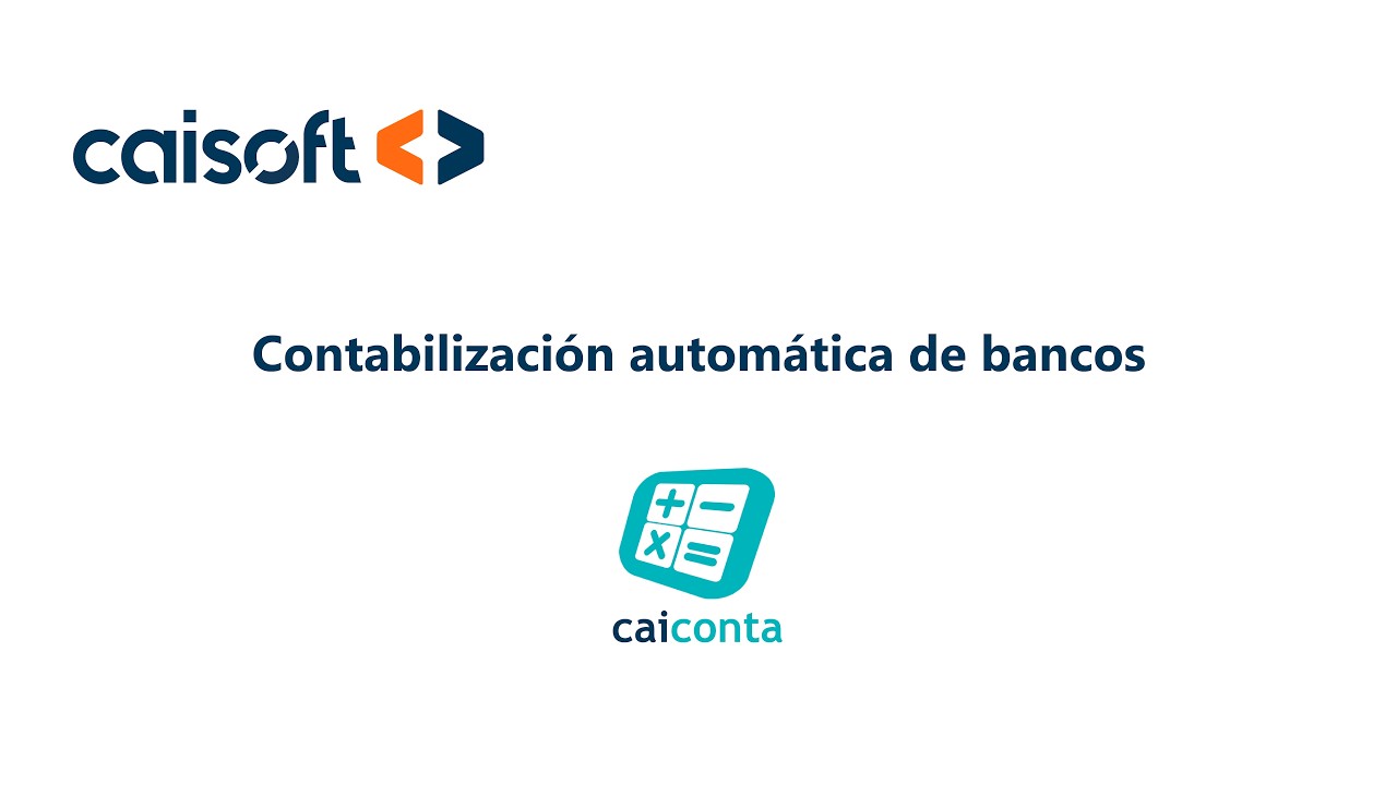 🎥 Módulo de contabilización de bancos CAICONTA en la web