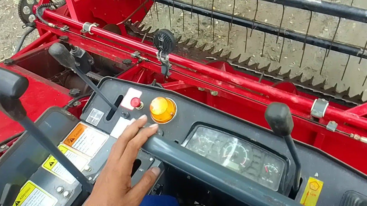ধান কাটা মেশিন চালানোর পদ্ধতি। মহাদেশ