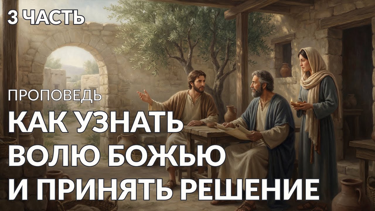 Как узнать волю Божью и принять решение | 3 часть | Рим. 12:2 | Минченко Ростислав