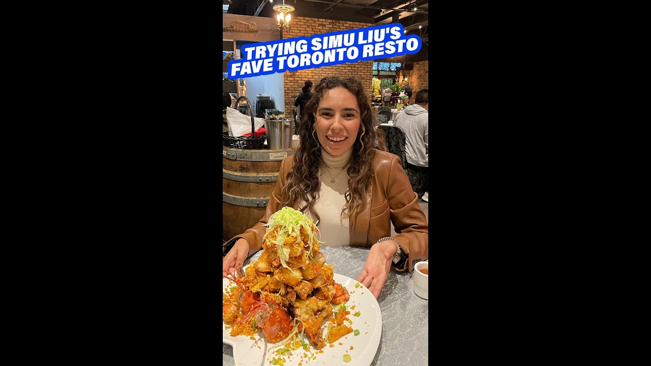 I Tried Simu Liu's Favourite Restaurant In Toronto & It Took Me Way Outside My Comfort Zone #shorts