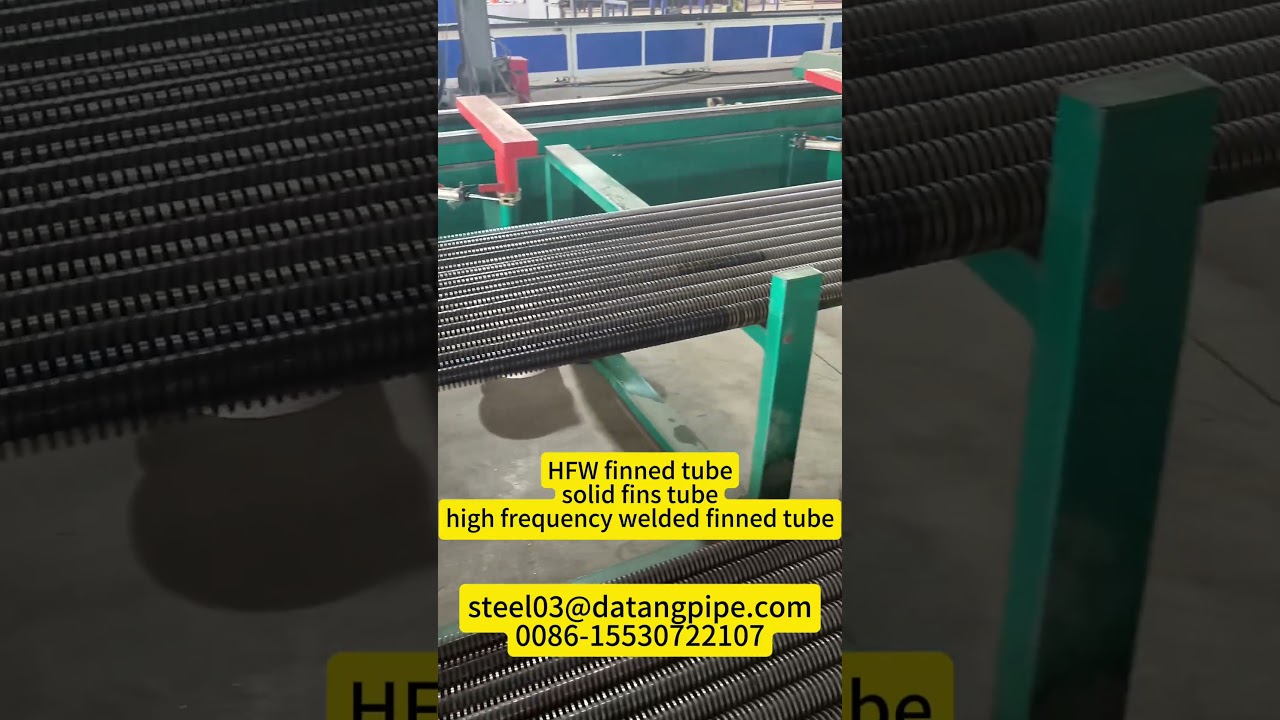 high frequency welded finned tube/HFW finned tube/solid fins tube 