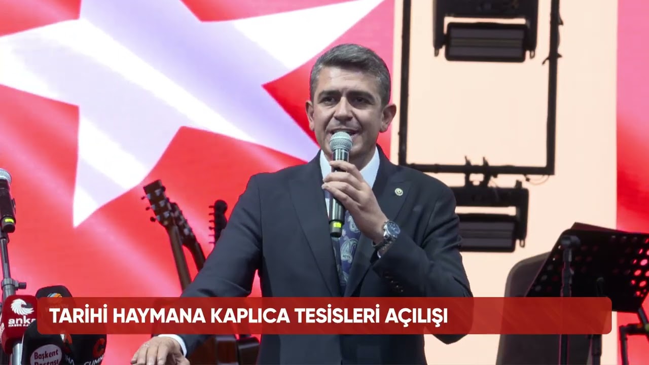 Kon TV'de yayınlanan Tarihi Haymana Kaplıca Tesisleri Açılış Programımız