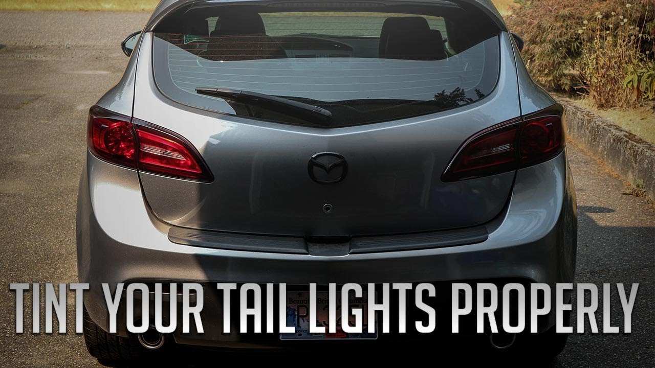 Как правильно затенить задние фонари с помощью VHT!