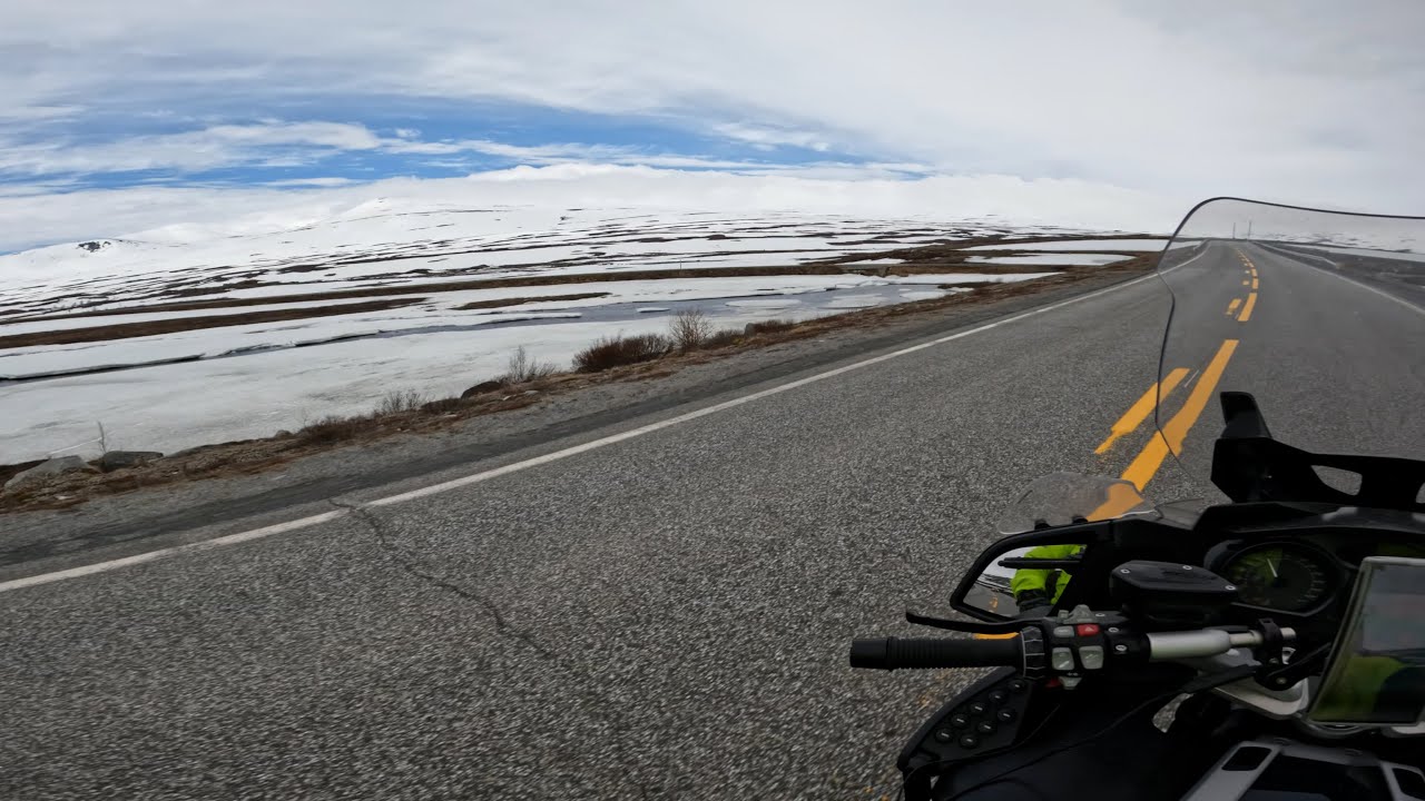 8th day of the Nordkapp journey - Snow and ice