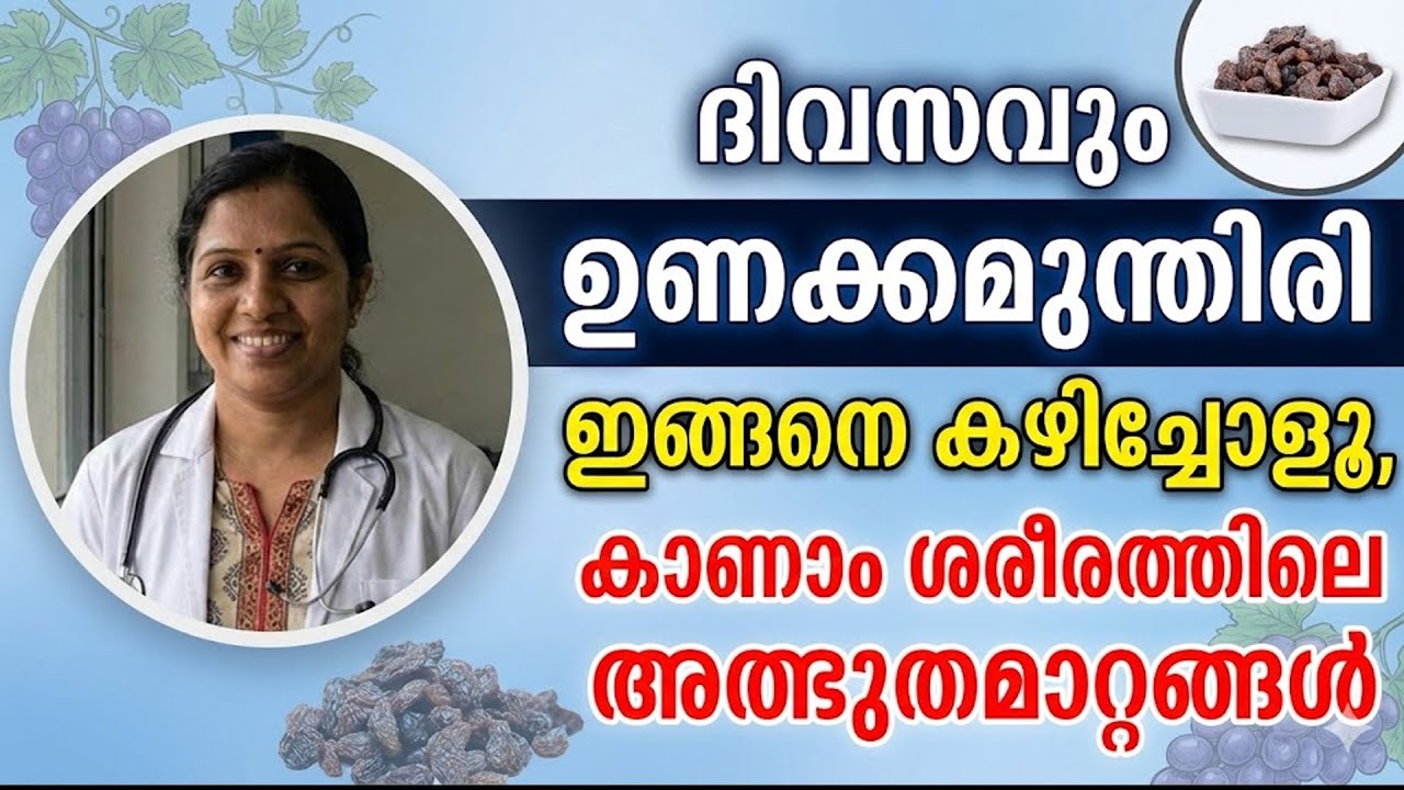 ദിവസവും ഉണക്കമുന്തിരി കഴിച്ചാൽ,കാണാം ശരീരത്തിലെ അത്ഭുതമാറ്റങ്ങൾ | Amazing Benefits of Eating Raisins