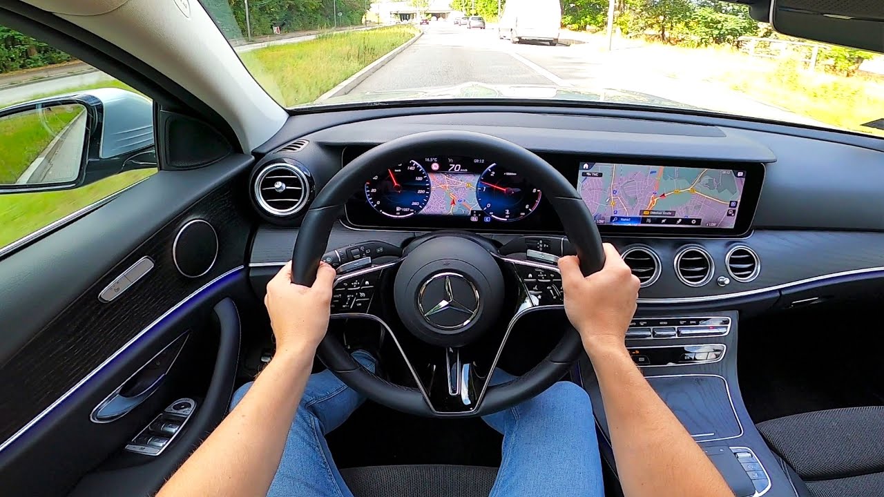 2022 Mercedes Benz e class e220d - pov test drive
