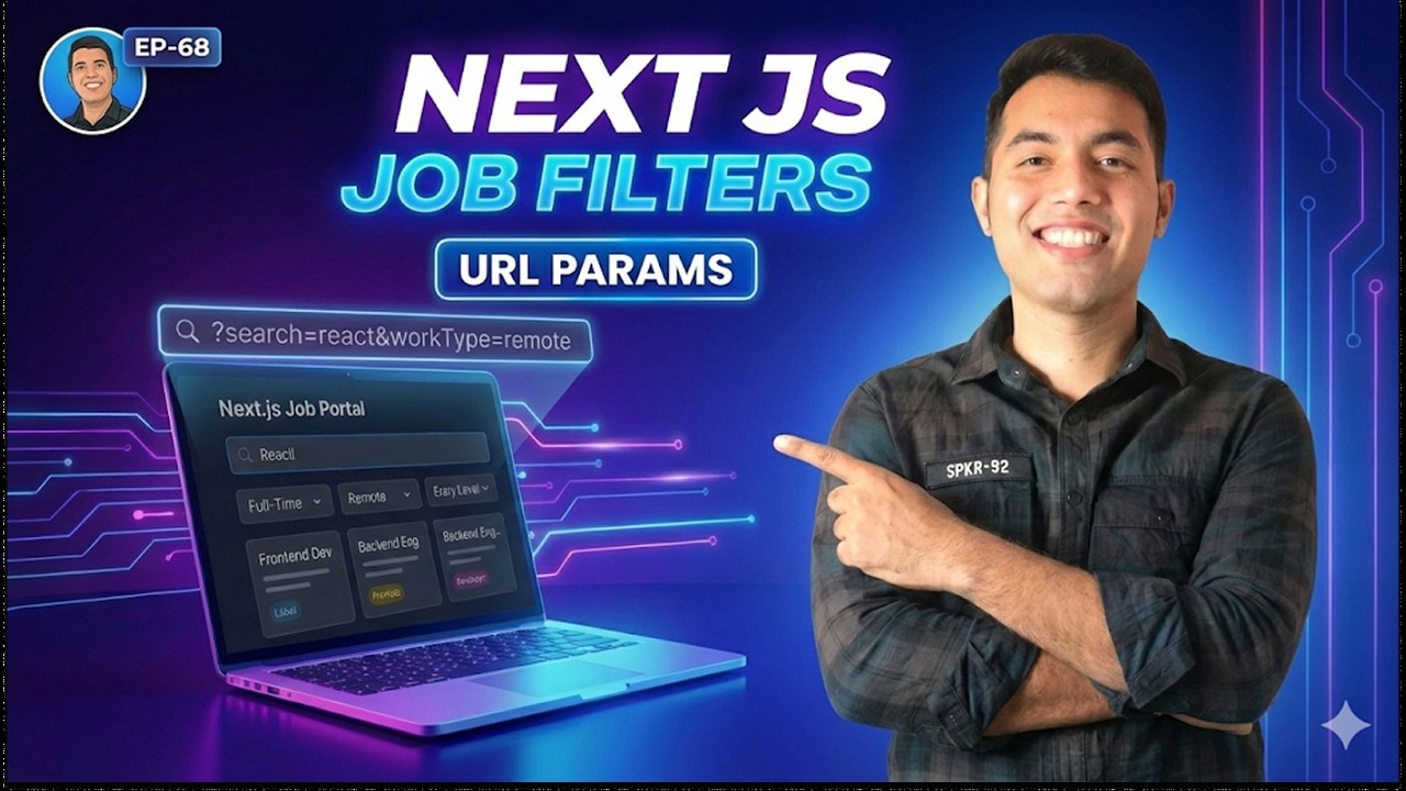 Build Job Filters in Next.js Job Portal 🔍 UI + URL Params + ShadCN Select