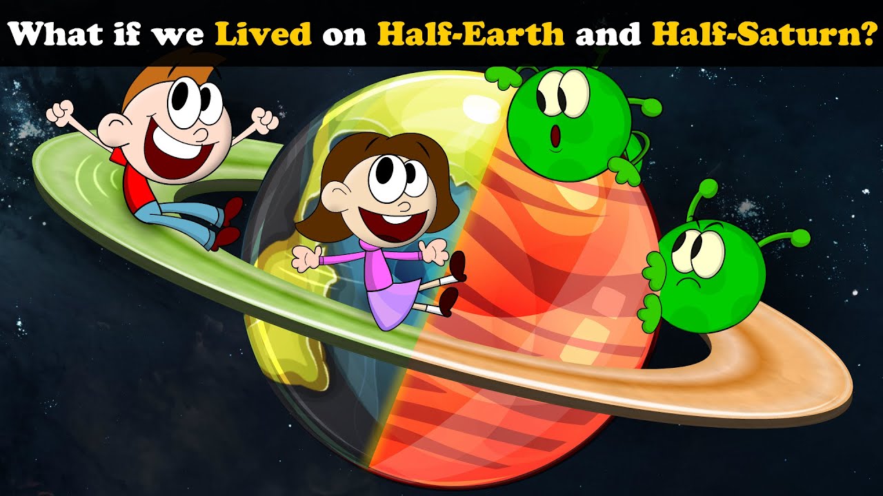 What if we Lived on Half-Earth and Half-Saturn? + more videos | #aumsum #kids #education #whatif