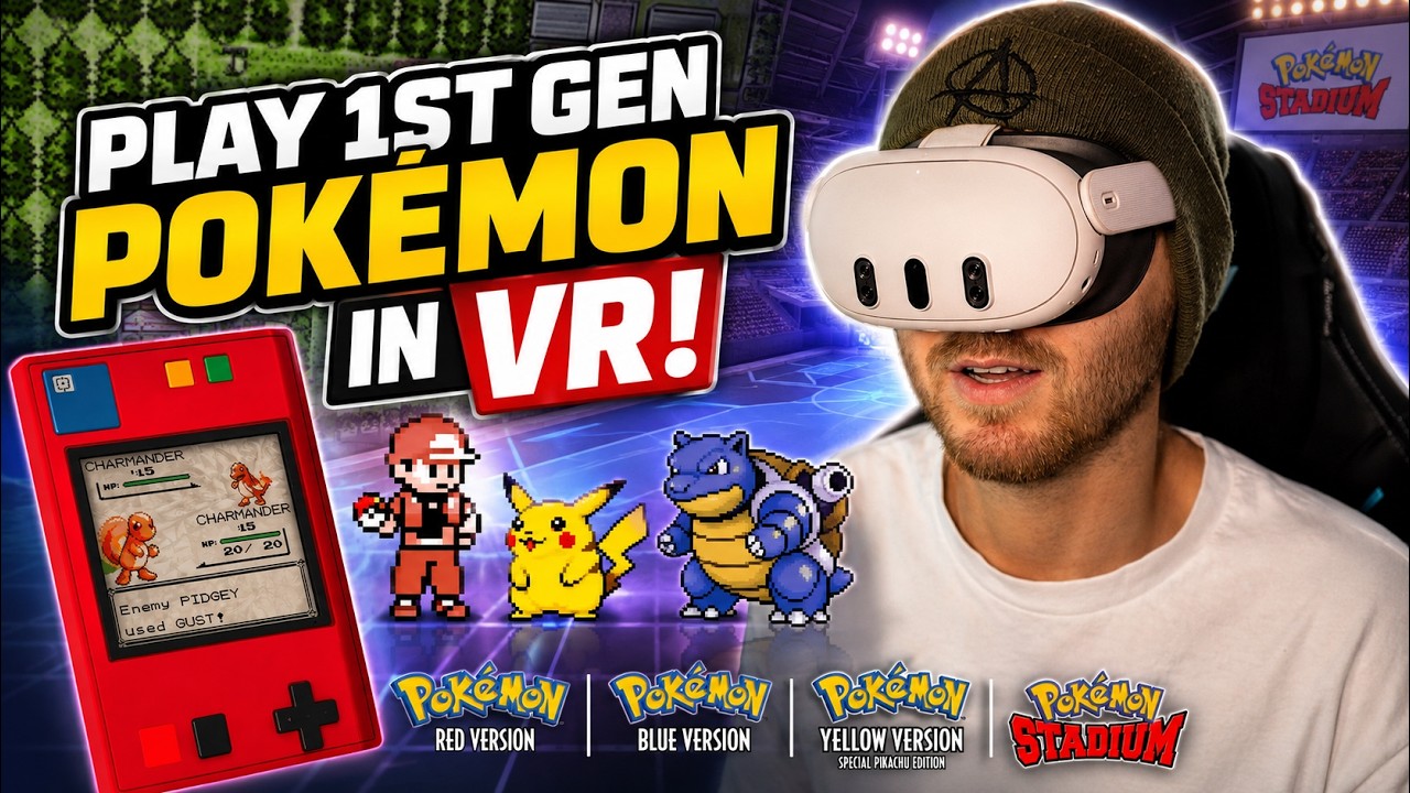 How to Play 1st Gen Pok&eacute;mon in VR on Quest