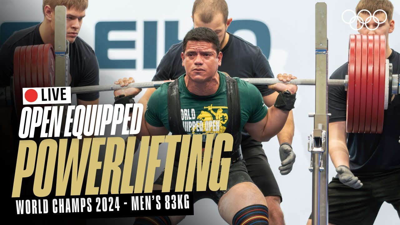 🔴  LIVE Powerlifting | Men's 83kg | World Open Equipped Championships