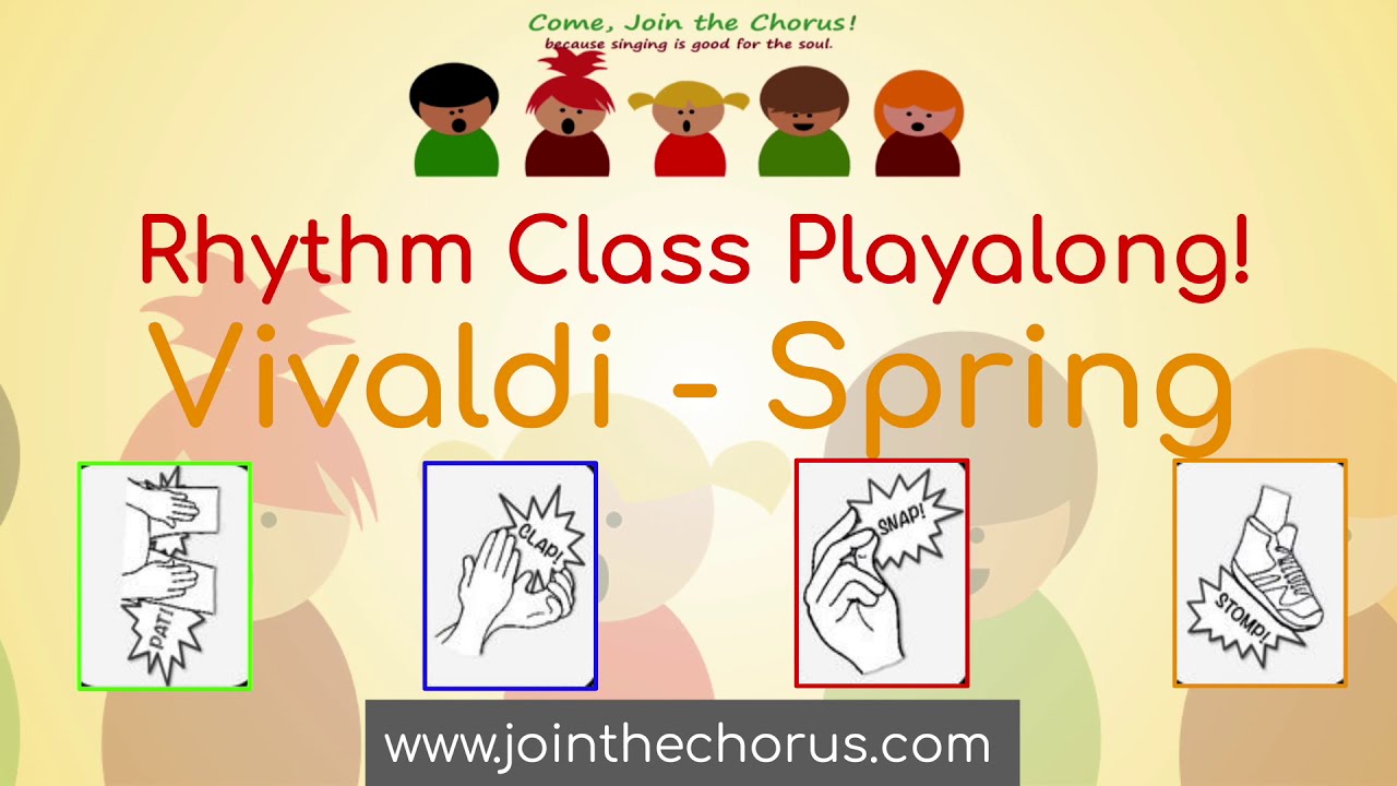 Rhythm & Body Percussion Play-along - VIVALDI SPRING