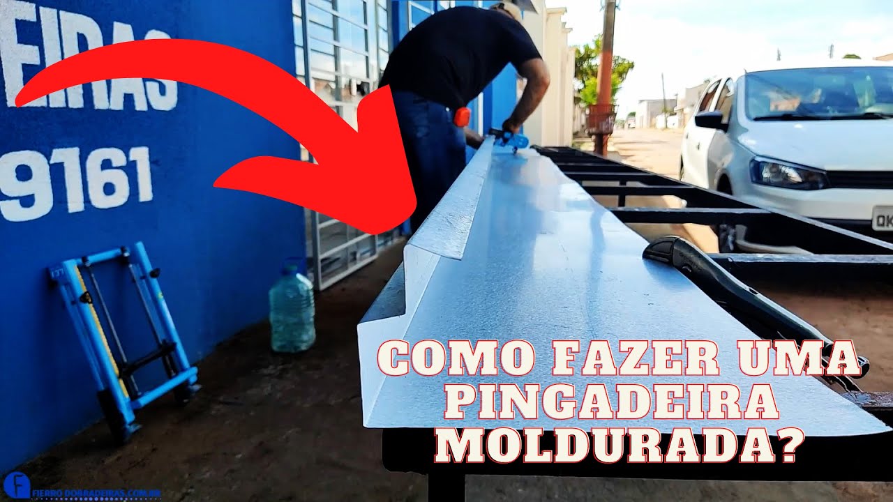 (Passo a Passo) Como Fazer uma Pingadeira Moldurada Platibanda!