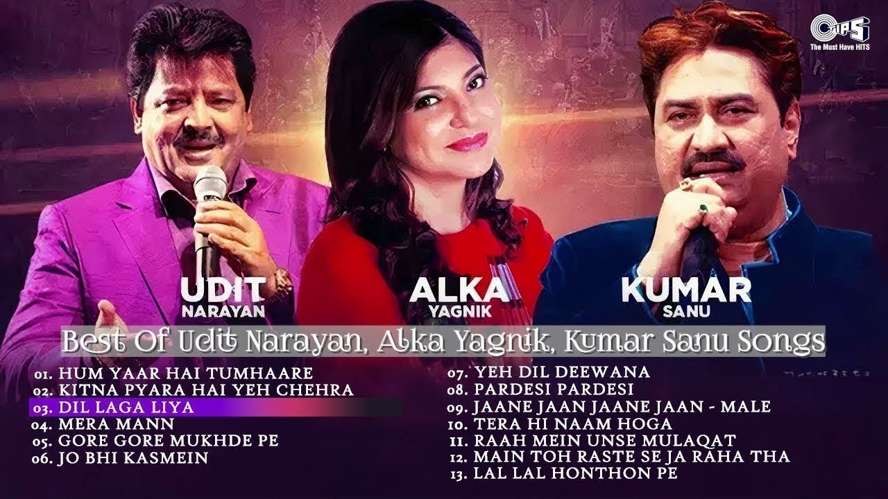 Best Of Udit Narayan, Alka Yagnik, Kumar Sanu | 90's Evergreen Songs | Purane Hindi Gaane | 90's