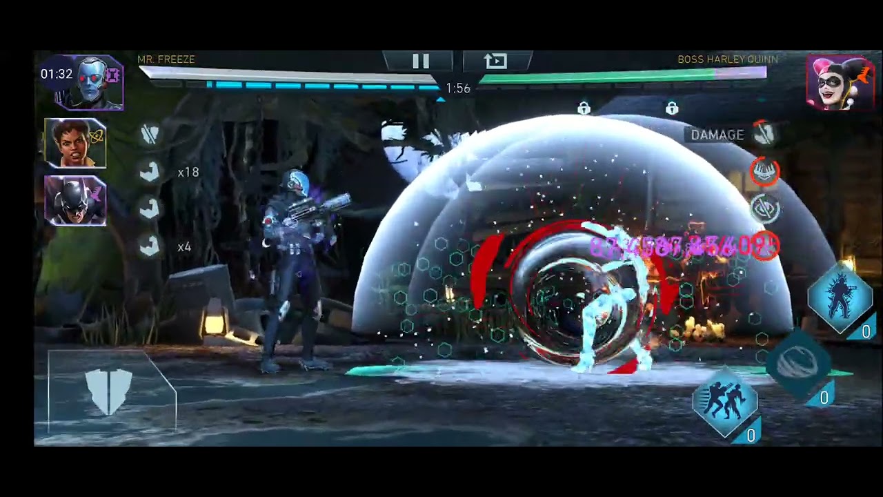 Freeze puppet one shots Heroic VII HBHQ with Vixen and AKBM support | #injustice2mobile