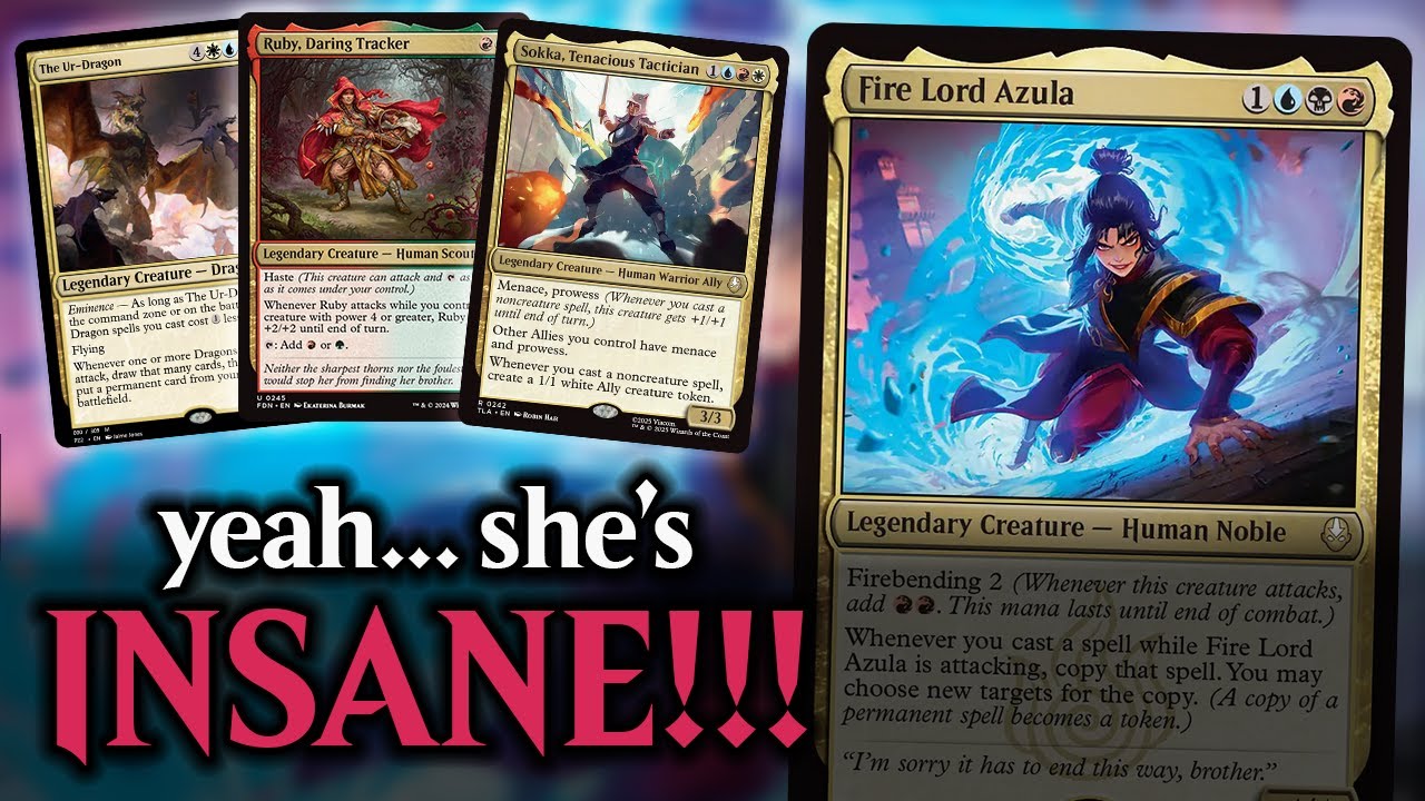 Геймплей Fire Lord Azula EDH – Grixis Spell Copy Chaos!
