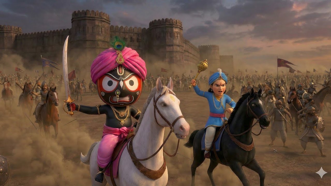 भक्त को बचाने के लिए जगन्नाथ जी खुद तलवार लेके युद्ध लड़ने निकले | Jagannath Leela