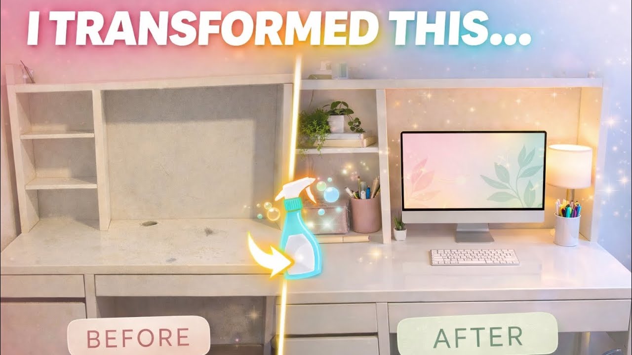 Clean With Me: Desk Organization That Actually Works 💯”
