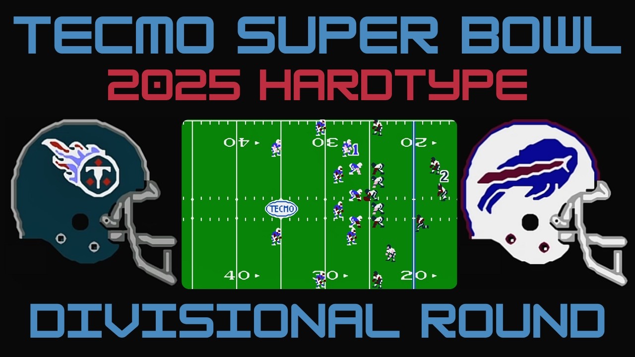 Раунд дивизиона плей-офф &mdash; Titans против Bills &mdash; Tecmo Super Bowl 2025 &mdash; NES