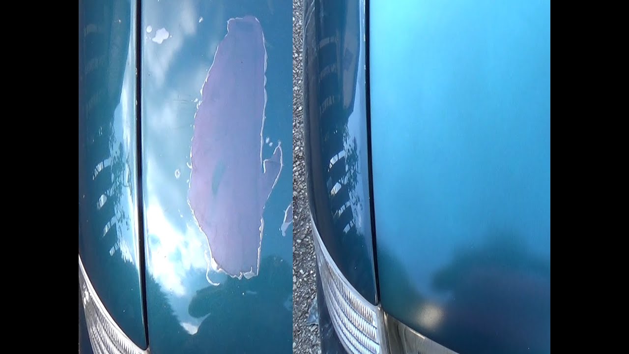 Arreglar un barniz / pintura de coche que se descascara