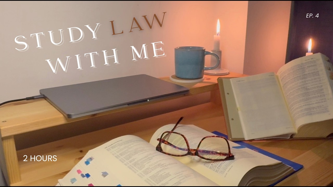 Study Law With Me | 2-Hours | pomodoro 50/10 | Lofi Music