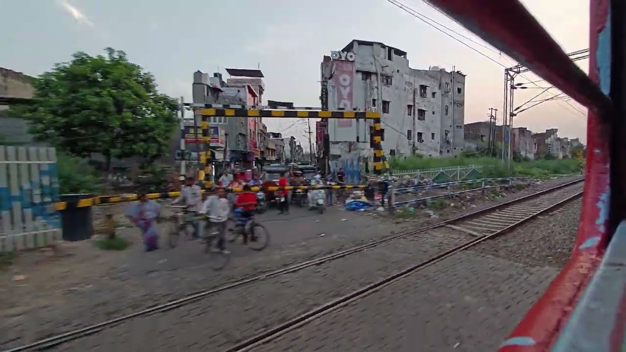 Golden Temple Express (12904) departing from Amritsar Junction 