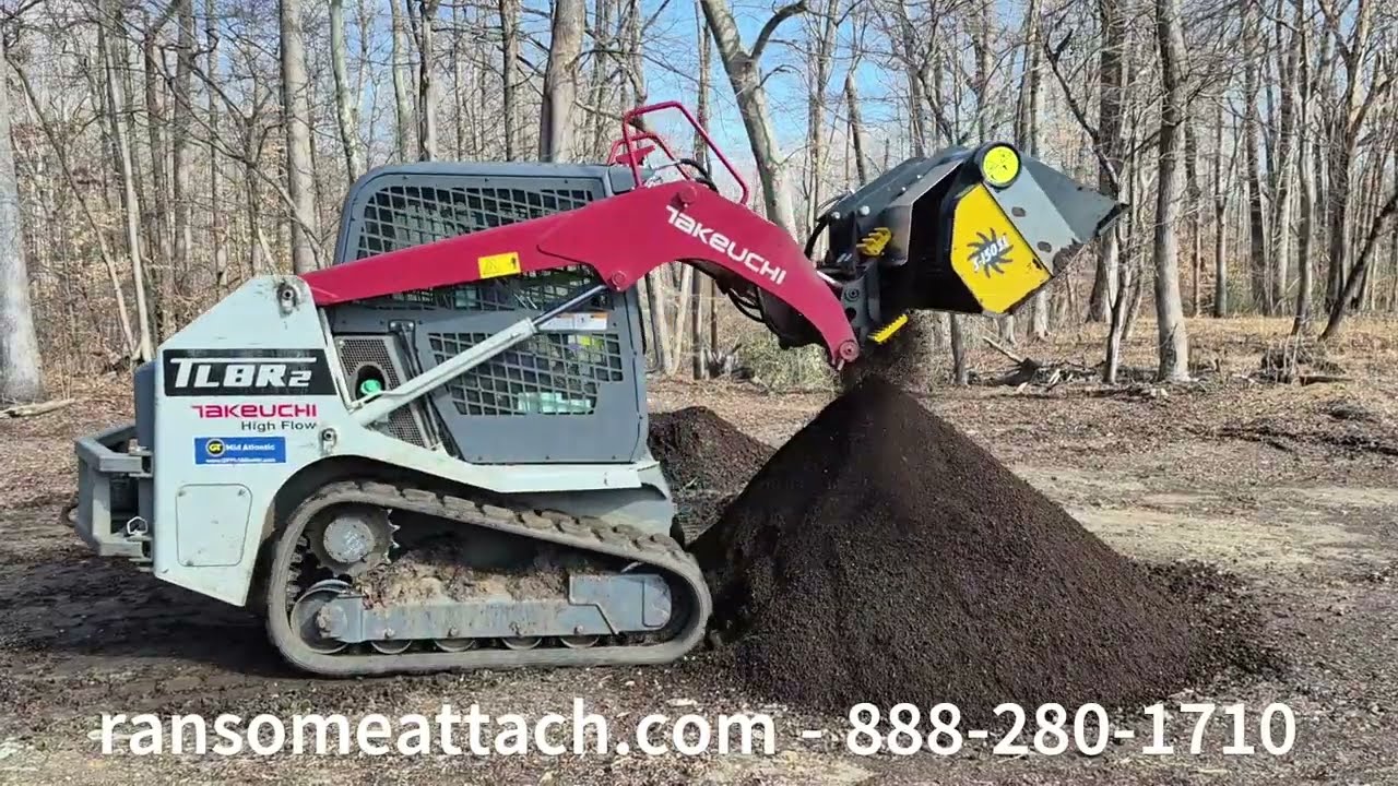 The Ultimate Skid Steer Compost Screening bucket
