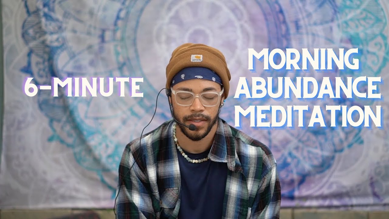 6-Min Morning Meditation for Abundance, Clarity & Gratitude | Guided by G Peoples