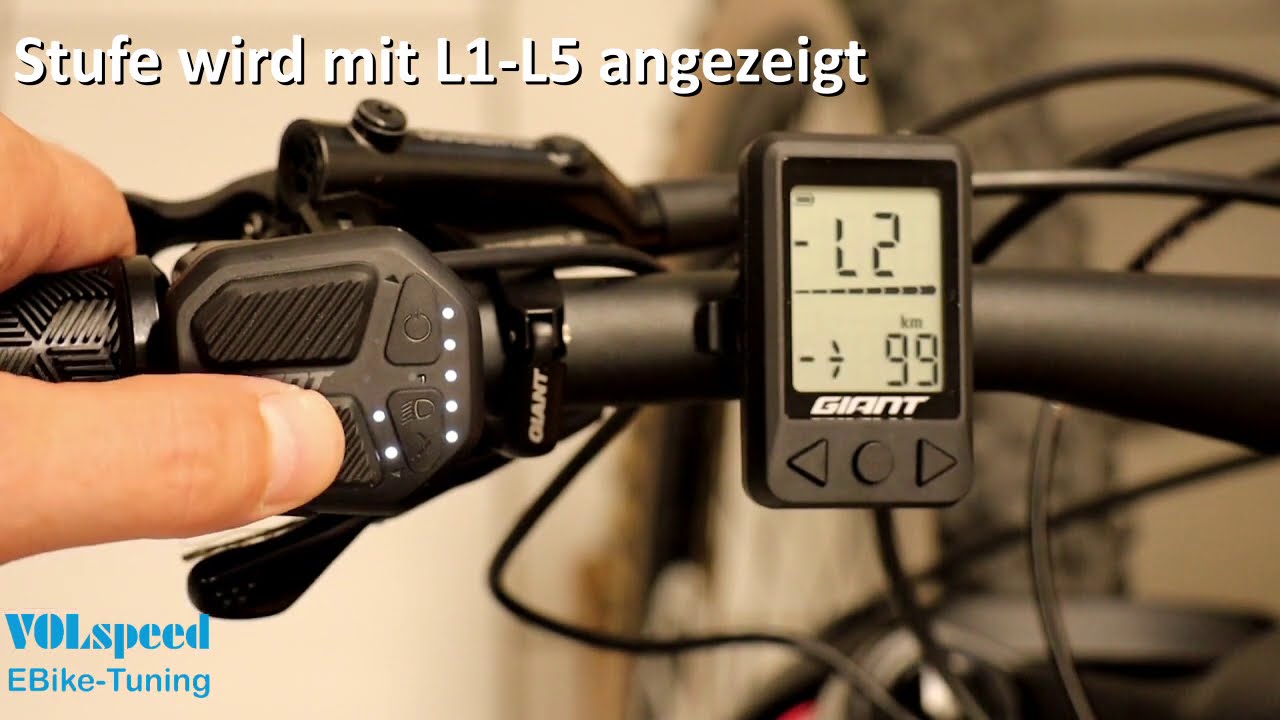 VOLspeed Tuning Giant - Bedienung mit RideControl Plus