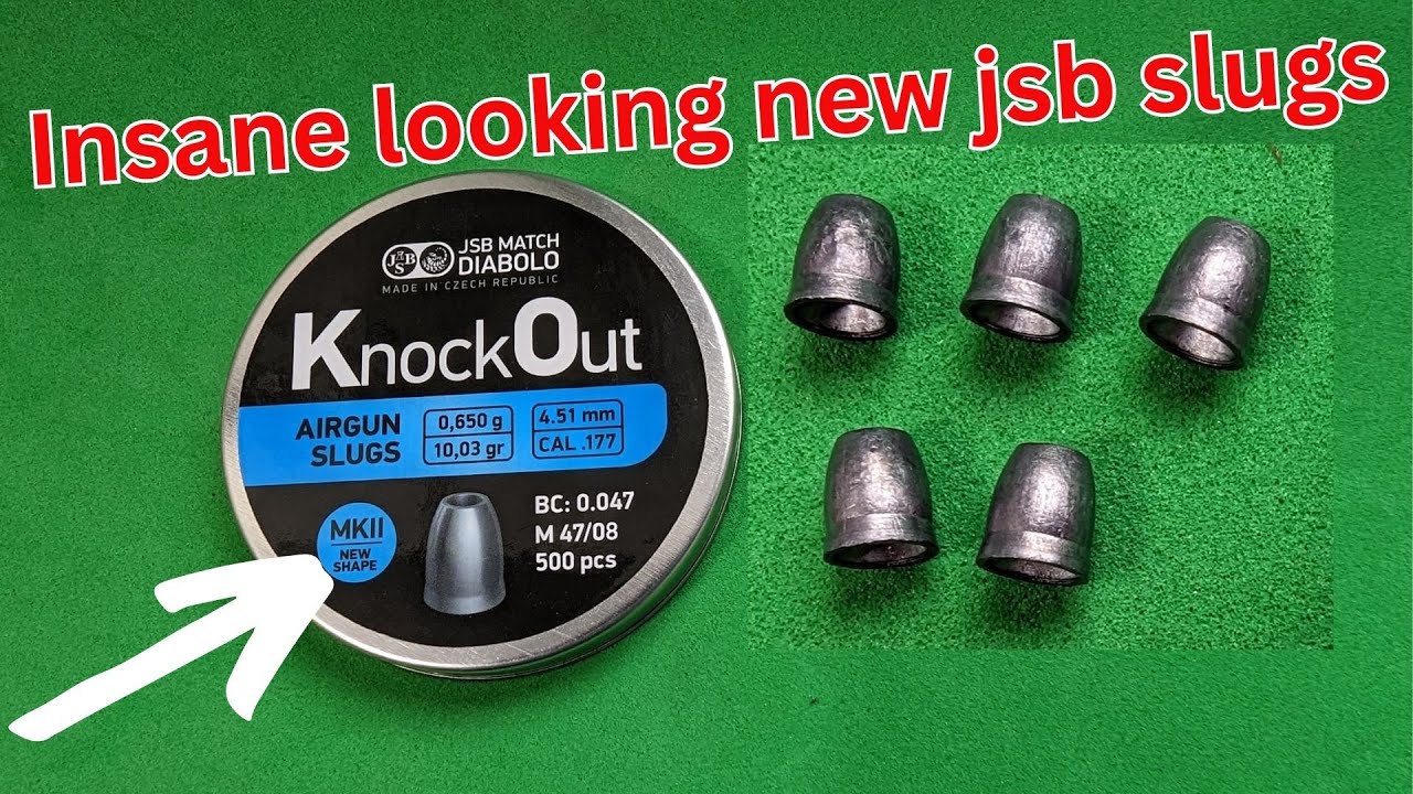 Самые мощные пули, которые я тестировал до сих пор... новый JSB Knockout mk11 mk2
