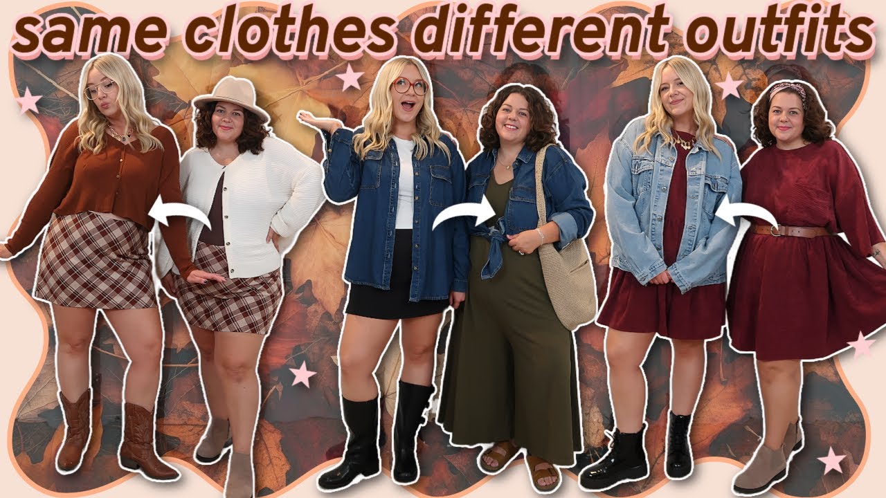 styling the SAME clothes into DIFFERENT outfits 👯‍♀️ (with Sierra Schultzzie!)