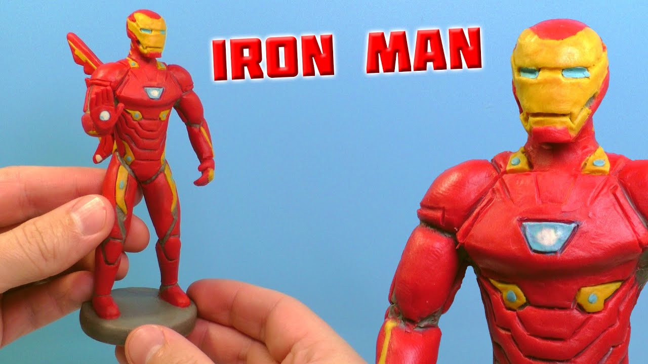 ЖЕЛЕЗНЫЙ ЧЕЛОВЕК - Лепим из пластилина | Iron Man