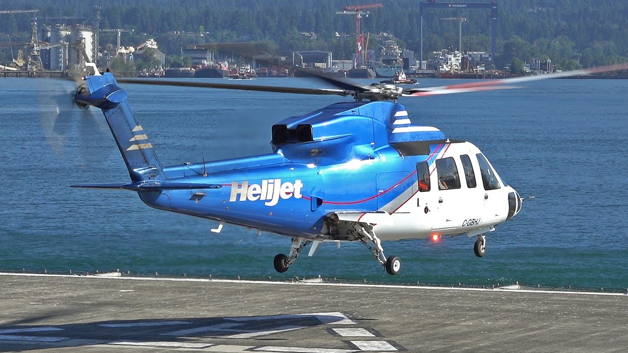 Sikorsky S76 takeoff at Vancouver | #helicopter
